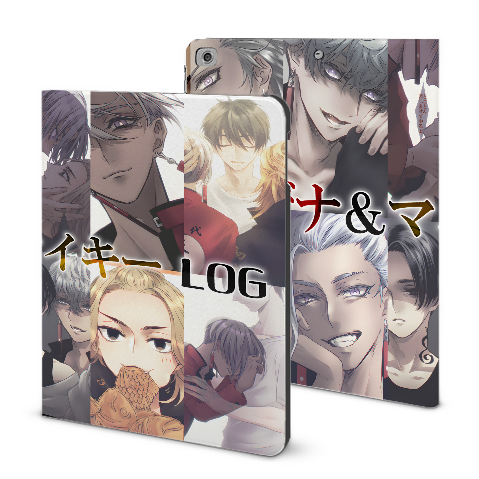 （画像用） 東京リベンジャーズ Tokyo Revengers IPad ケース ブック型 PUレザー TPU 耐衝撃 軽量 薄型 ペン収納なし 全面保護 IPad 各モデル対応